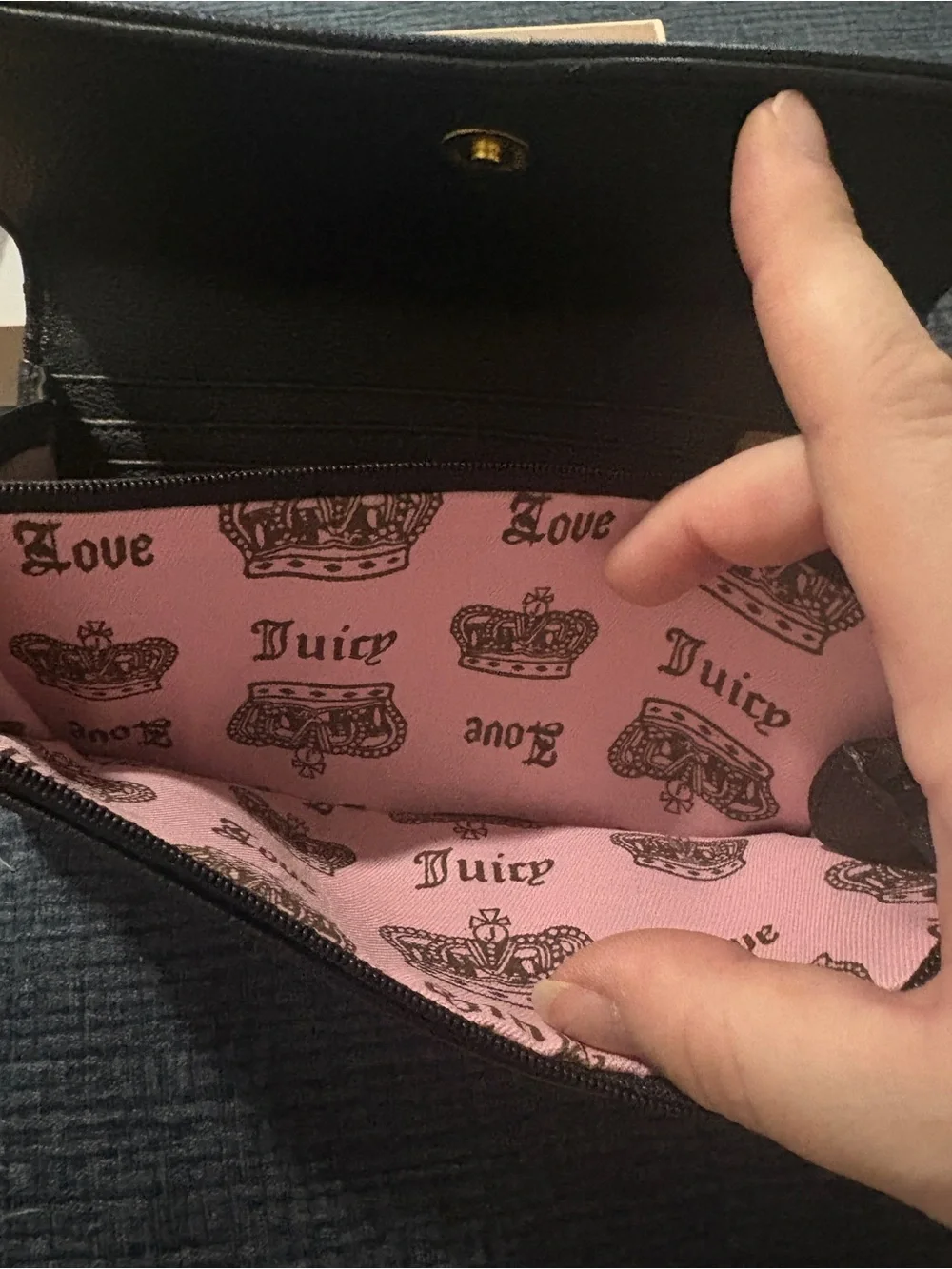 NEW Juicy Couture Black Wallet